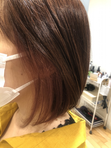 ナチュラル インナーカラー